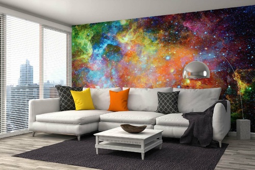 Vlies Fototapete - Galaxie-Elemente 375 x 250 cm
